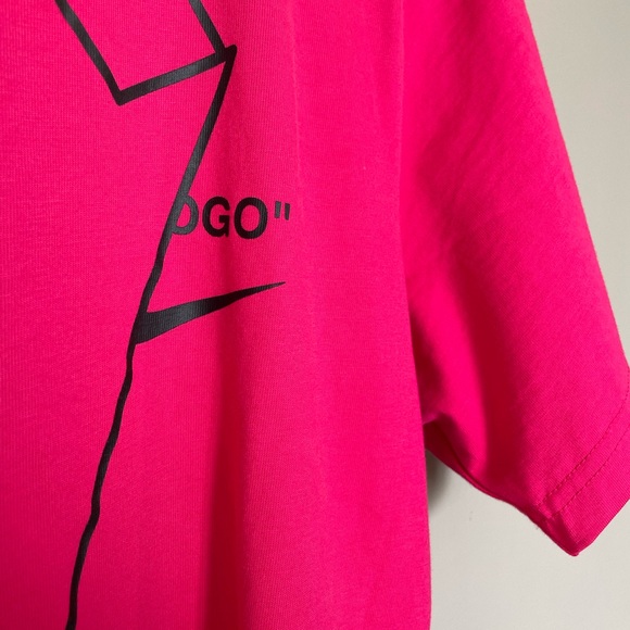Off-White x Nike NRG A6 TEE RUSH PINK/BLACK - Picture 6 of 6